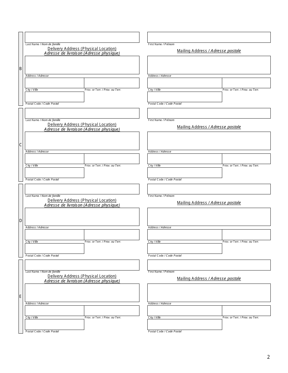 Form 16 (YG6214) Annual Report of Extra-territorial Society - Yukon, Canada (English / French), Page 2