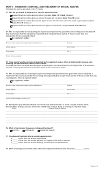 Form YG4481 Application for a Special Waste Permit - Yukon, Canada, Page 3
