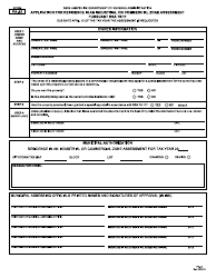 Form PA-42 Application for Residence in an Industrial or Commercial Zone Assessment - New Hampshire