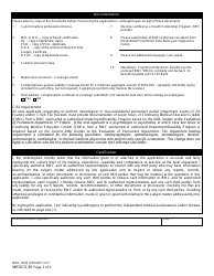 Form MEDCO-30 (BWC-3930) Disability Evaluator Application - Ohio, Page 3