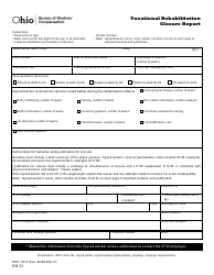 Document preview: Form RH-21 (BWC-2972) Vocational Rehabilitation Closure Report - Ohio