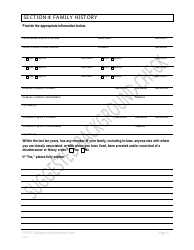 Background Information Form - Oregon, Page 5