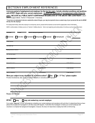Background Information Form - Oregon, Page 9
