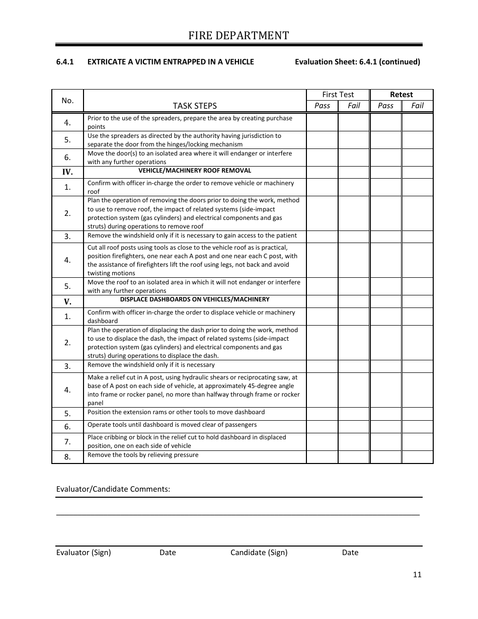 Oregon Fire Fighter II - Skill Sheets - Fill Out, Sign Online and ...