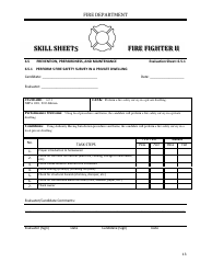 Fire Fighter II - Skill Sheets - Oregon, Page 13