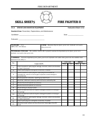 Fire Fighter II - Skill Sheets - Oregon, Page 18