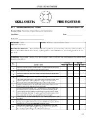 Fire Fighter II - Skill Sheets - Oregon, Page 20
