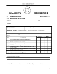 Fire Fighter II - Skill Sheets - Oregon, Page 4