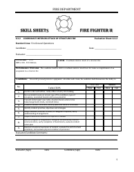 Fire Fighter II - Skill Sheets - Oregon, Page 5