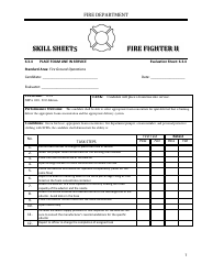 Fire Fighter II - Skill Sheets - Oregon, Page 7