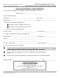 Form DOH-4403 Tpa/Aso Status Change - New York, Page 2