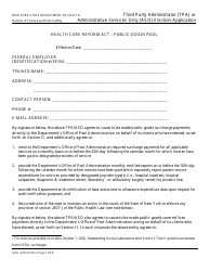 Form DOH-4400 Tpa/Aso Election Application - New York, Page 3