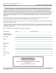 Form DOH-4459 End of Month Covered Lives Enrollment Option for Payors - New York, Page 2