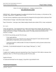 Document preview: Form DOH-4402 Payor Status Change - New York