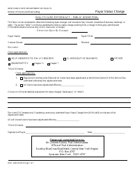 Form DOH-4402 Payor Status Change - New York, Page 2