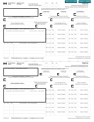 Form T5007 Download Fillable PDF or Fill Online Statement of Benefits ...