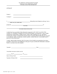 Form DOH-793B Disclosure Information for Character and Competency Review - New York, Page 10