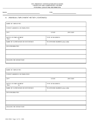 Form DOH-793B Disclosure Information for Character and Competency Review - New York, Page 2