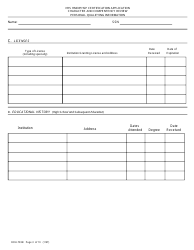Form DOH-793B Disclosure Information for Character and Competency Review - New York, Page 3