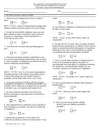 Form DOH-793B Disclosure Information for Character and Competency Review - New York, Page 4
