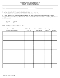 Form DOH-793B Disclosure Information for Character and Competency Review - New York, Page 6