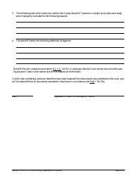 Form 10339 County Equalization Complaint - New Jersey, Page 2
