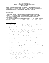 Document preview: Instructions for Form NHJB-2170-FP Report of the Guardian of the Person - Minor - New Hampshire