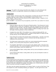 Document preview: Instructions for Form NHJB-2519-P Petition for Adoption of an Adult - New Hampshire