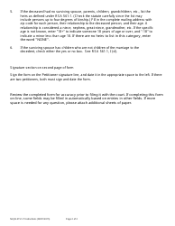 Instructions for Form NHJB-2151-P Heirs-At-Law - Estate Without Will - New Hampshire, Page 2