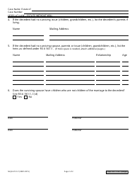 Form NHJB-2151-P Heirs-At-Law - Estate Without Will - New Hampshire, Page 2