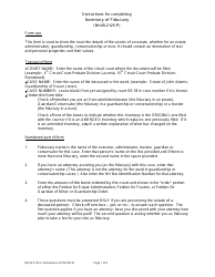 Document preview: Instructions for Form NHJB-2125-P Inventory of Fiduciary - New Hampshire
