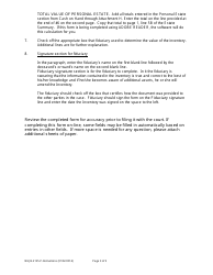 Instructions for Form NHJB-2125-P Inventory of Fiduciary - New Hampshire, Page 3