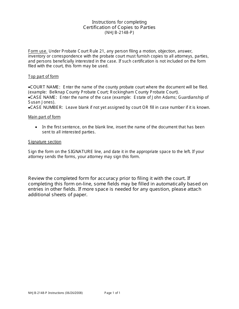 Download Instructions for Form NHJB-2148-P Certification of Copies to ...