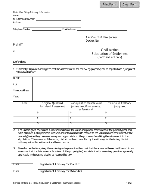 Form 11163  Printable Pdf