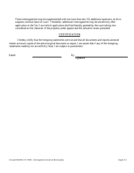 Form 10965 Standard Interrogatories to Be Served on Municipality - New Jersey, Page 2