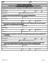 Form ODM03622 Preadmission Screening/Resident Review (Pas/Rr) Identification Screen - Ohio, Page 6