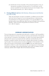 Form AOC-E-850 &quot;Estate Procedures for Executors, Administrators, Collectors by Affidavit, and Summary Administration&quot; - North Carolina, Page 15