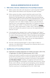 Form AOC-E-850 &quot;Estate Procedures for Executors, Administrators, Collectors by Affidavit, and Summary Administration&quot; - North Carolina, Page 3