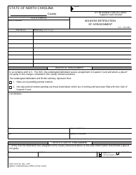 Document preview: Form AOC-CR-216 Waiver/Certification of Arraignment - North Carolina