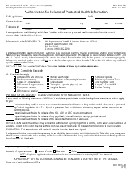 DDU Form 900 &quot;Authorization for Release of Protected Health Information&quot; - New Hampshire