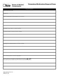 Form MEDCO-35 (BWC-3935) Formulary Medication Request Form - Ohio, Page 2