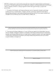 Form DOS-1374-F Articles of Organization - New York, Page 2