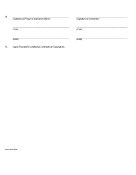 Form OEO-002 Sed Participation Building Phase Quarterly Reporting Form for Contracting Agencies &amp; Contractors - New Jersey, Page 6