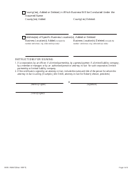 Form DOS-1626-F Certificate of Amendment of Certificate of Assumed Name - New York, Page 2