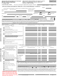 Form 78-021 Application for Inspection of a Salvage/Rebuilt Vehicle - Mississippi, Page 2