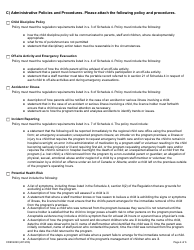 Form CDEV4020 Out of School Care Program Plan Template - Alberta, Canada, Page 4