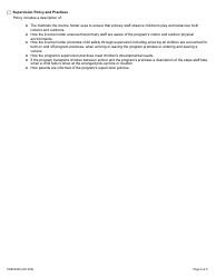 Form CDEV4020 Out of School Care Program Plan Template - Alberta, Canada, Page 6