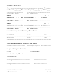 DOC Form OP-020307A Sex Offender Registration Form - Oklahoma, Page 2