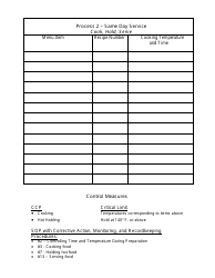 Form 359 Haccp Process Charts - New Jersey, Page 2