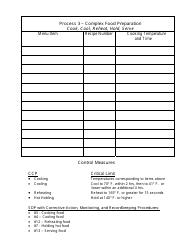 Form 359 Haccp Process Charts - New Jersey, Page 3